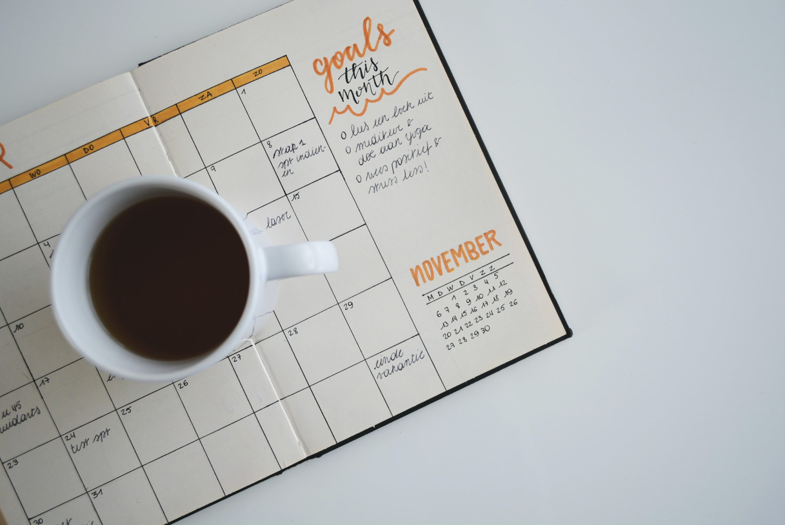 Coffee and Goals journal by Estee Janssens